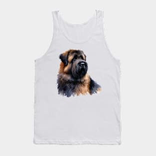 Bouvier des Flandres Watercolor - Beautiful Dog Tank Top